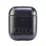 Audi nahka Big Logo AirPods 1/2 -kotelo musta AU-AP-GT/D3-BK