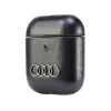 Audi nahka Big Logo AirPods 1/2 -kotelo musta AU-AP-GT/D3-BK