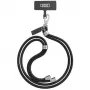 Audi yleisnauha puhelimelle 120cm 6mm Crossbody musta AU-CBL6-R8/D1-BK