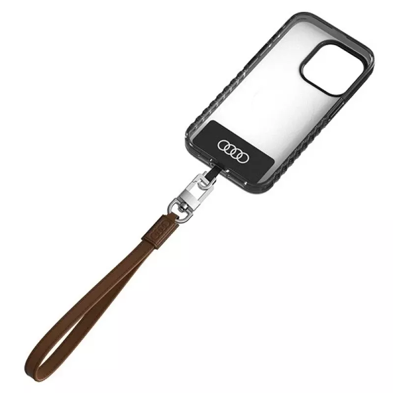 Audi yleisnauha puhelimelle 28cm 10mm nahka ruskea AU-HSLSL-GT/D1-BN