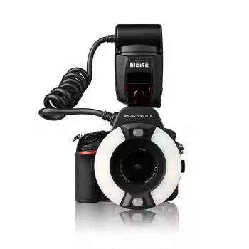 Meike MK-14EXT-C makro-rengassalama Canon E-TTL/E-TTL II