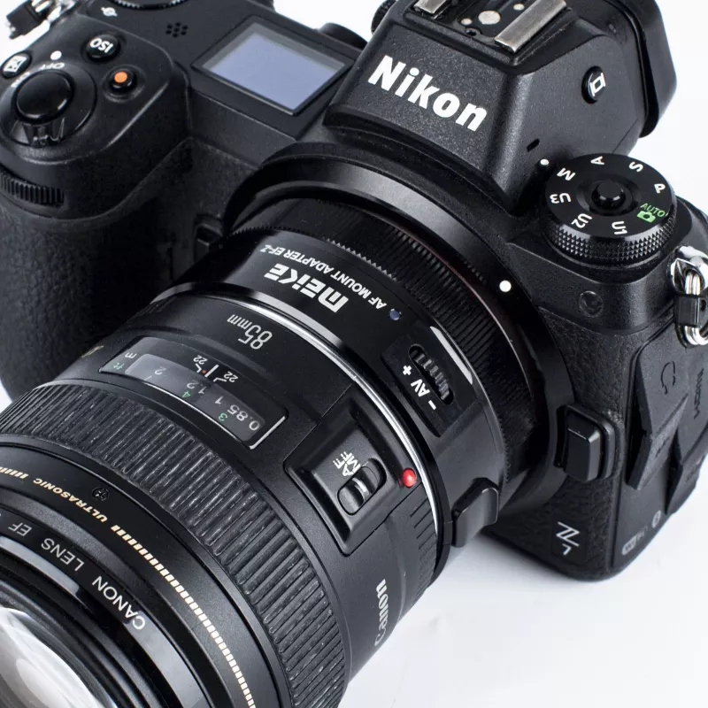 MEIKE MK-EFTZ-B sovitin Nikon Z - Canon EF/EF-S objektiiville, AF ja kuvanvakautus