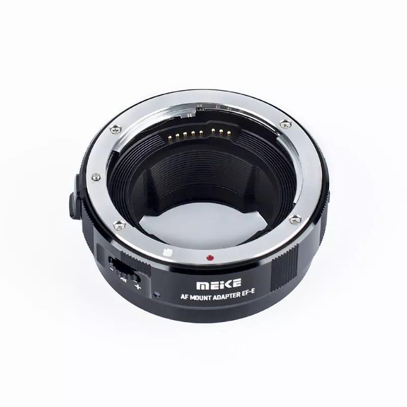 Meike MK-EFTE-B objektiivisovitin Canon EF/EF-S - Sony E, automaattitarkennus