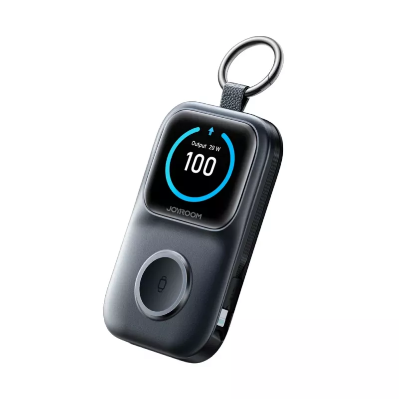Joyroom JR-W19 5000 mAh langaton varavirtalähde kellonlaturilla 5W musta