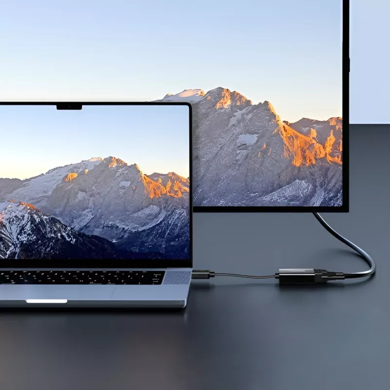 UGREEN HDMI - VGA -sovitin MM103, 25 cm, musta