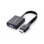 UGREEN HDMI - VGA -sovitin MM103, 25 cm, musta