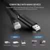 UGREEN CM204 USB - RJ45 -konsolikaapeli 1,5 m musta