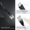 UGREEN CM204 USB - RJ45 -konsolikaapeli 1,5 m musta