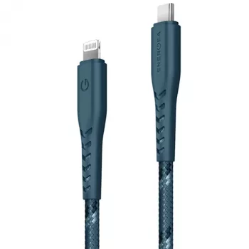ENERGEA Nyloflex USB-C - Lightning -kaapeli MFi-sertifioitu 1,5 m sininen