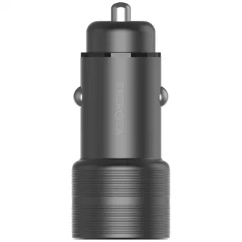 ENERGEA Alu Drive PD20+ autolaturi 38W 1xUSB-A + 1xUSB-C PD QC3.0 Gunmetal