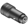 ENERGEA Alu Drive PD20+ autolaturi 38W 1xUSB-A + 1xUSB-C PD QC3.0 Gunmetal