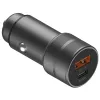 ENERGEA Alu Drive PD20+ autolaturi 38W 1xUSB-A + 1xUSB-C PD QC3.0 Gunmetal