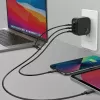 ENERGEA Travelite GAN66 66W GaN USB-C -laturi 2C1A musta US+EU