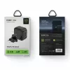 ENERGEA Travelite GAN66 66W GaN USB-C -laturi 2C1A musta US+EU