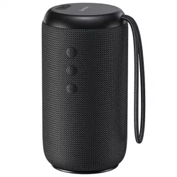 USAMS YC Series Bluetooth 5.0 10W vesitiivis langaton kaiutin rannehihnalla musta YC011YX01 (US-YC011)