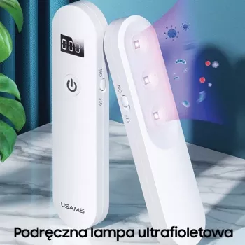 USAMS Mini UV-C kädessä pidettävä sterilointilaite valkoinen ZB159XDD01 (US-ZB159)