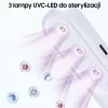 USAMS Mini UV-C kädessä pidettävä sterilointilaite valkoinen ZB159XDD01 (US-ZB159)