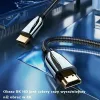 USAMS HDMI 2.1 -kaapeli 3m Ultra HD 8K 48Gbps musta SJ498HD01