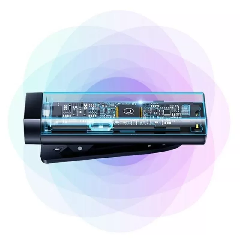 USAMS langaton lavalier-mikrofoni ENC 2,4 GHz USB-C ZB243MKF01 (US-ZB243)