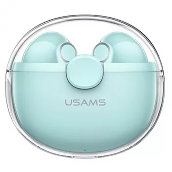 USAMS BUseries BHUBU03 True Wireless Stereo Bluetooth 5.1 -nappikuulokkeet, vihreä