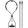 USAMS SJ759 U89 100W pikalataus USB-C-kaapeli hierojalla, 1,2 m, musta
