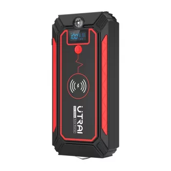 UTRAI JS4 Autokäynnistin 2500A huippu 24000mAh 12V käynnistysapu LCD-näytöllä