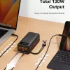 VEGER Powerbank Tank Boost PD QC3.0 5A 130W 56000 mAh musta W5001C