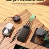 VEGER Powerbank Tank Boost PD QC3.0 5A 130W 56000 mAh musta W5001C