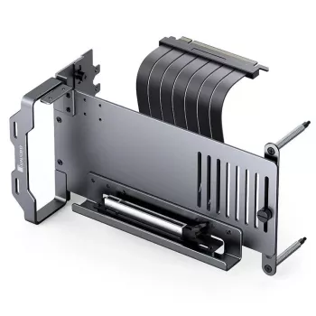 Jonsbo A50 pystysuuntainen näytönohjaimen asennussarja, PCIe 5.0 -riser-kaapeli 175 mm, harmaa (A50 GRAY)