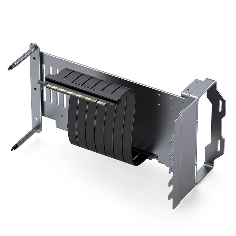 Jonsbo A50 pystysuuntainen näytönohjaimen asennussarja, PCIe 5.0 -riser-kaapeli 175 mm, harmaa (A50 GRAY)