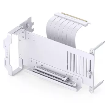 Jonsbo A50 pystysuuntainen näytönohjaimen asennussarja, PCIe 5.0 -riser-kaapeli 175mm - valkoinen