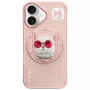 Nimmy Glasses Cool Cat MagSafe -kotelo iPhone 16, pinkki