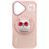 Nimmy Glasses Cool Cat MagSafe -kotelo iPhone 16, pinkki