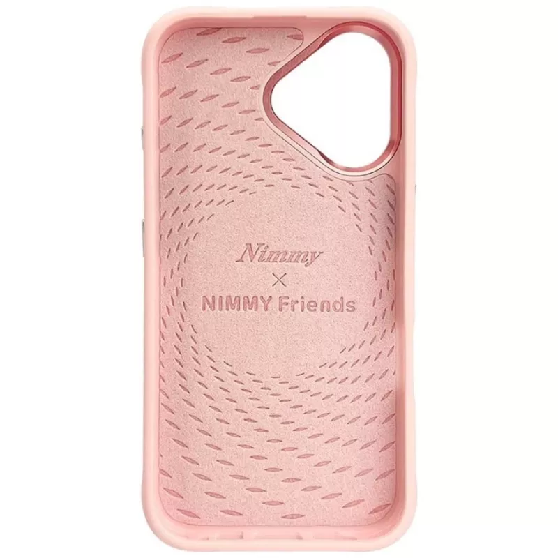 Nimmy Glasses Cool Cat MagSafe -kotelo iPhone 16, pinkki