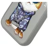 Nimmy Back Cover -kotelo Apple iPhone 15 Pro 6,1 inch harmaa Glasses Cool Cat