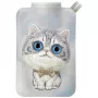 Nimmy New Big-Eye Cute Pets 2.0 Cat harmaa magneettinen puhelinlompakko ja teline