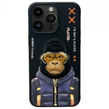 Nimmy Cool&Cute 2.0 Monkey -kuori Apple iPhone 15 Pro 6,1