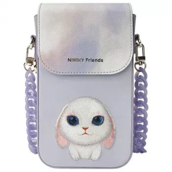 Nimmy Big Eyed Pet 2.0 Rabbit puhelinpussi, violetti