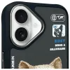 Nimmy Cool&Cute 2.0 Dog suojakuori Apple iPhone 16 6,1 inch musta