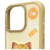 Nimmy Cool&Cute 2.0 Cat -kotelo Apple iPhone 16 Pro 6,3 inch khaki