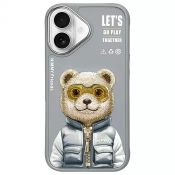 Nimmy Cool&Cute 2.0 Bear -kotelo Apple iPhone 16 6,1
