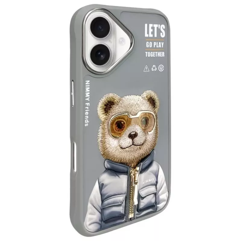 Nimmy Cool&Cute 2.0 Bear -kotelo Apple iPhone 16 6,1