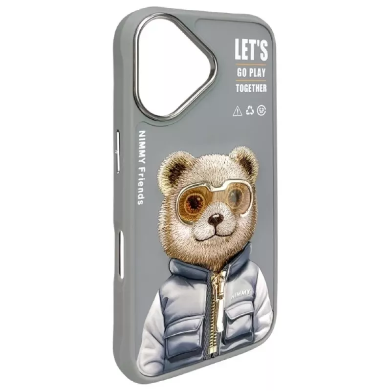 Nimmy Cool&Cute 2.0 Bear -kotelo Apple iPhone 16 6,1