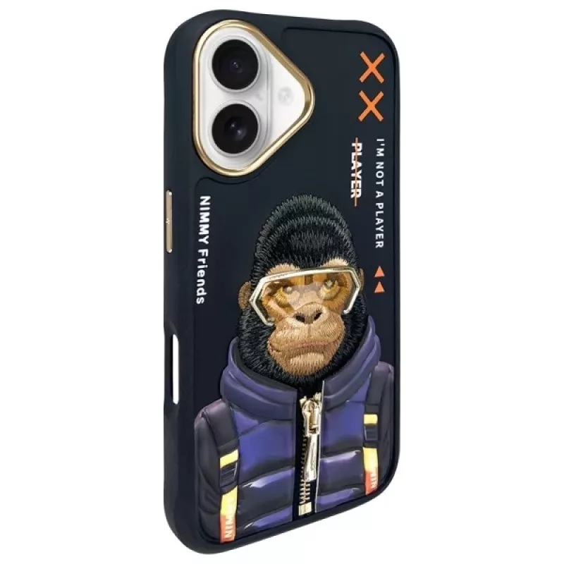 Nimmy Cool&Cute 2.0 Monkey -takakansi Apple iPhone 16 6,1