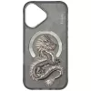 Nimmy Dragon MagSafe-kuori iPhone 16 - harmaa
