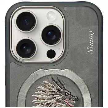 Nimmy Dragon MagSafe-kuori iPhone 16 Pro harmaa