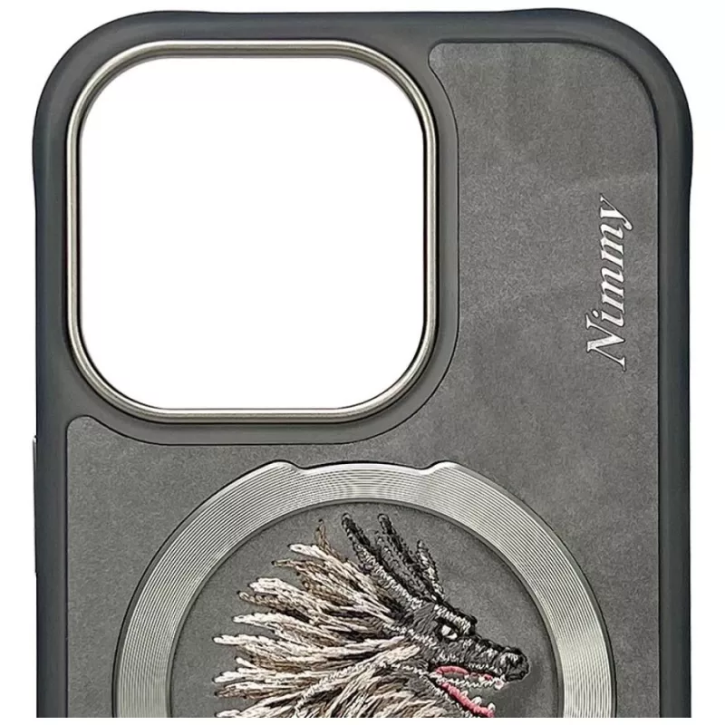 Nimmy Dragon MagSafe-kuori iPhone 16 Pro Max harmaa