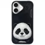 Nimmy Big Eyed Pet 2.0 Panda kuori Apple iPhone 16 6,1 musta