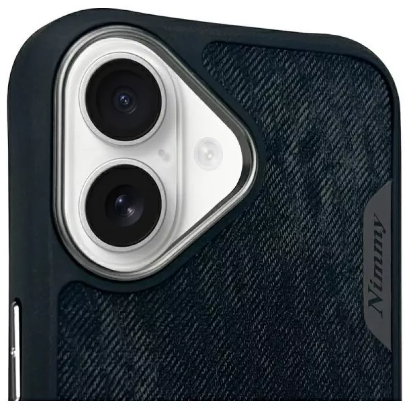 Nimmy Big Eyed Pet 2.0 Panda kuori Apple iPhone 16 6,1 musta