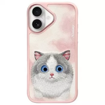 Nimmy Big Eyed Pet 2.0 Cat -takakansi Apple iPhone 16 6,1